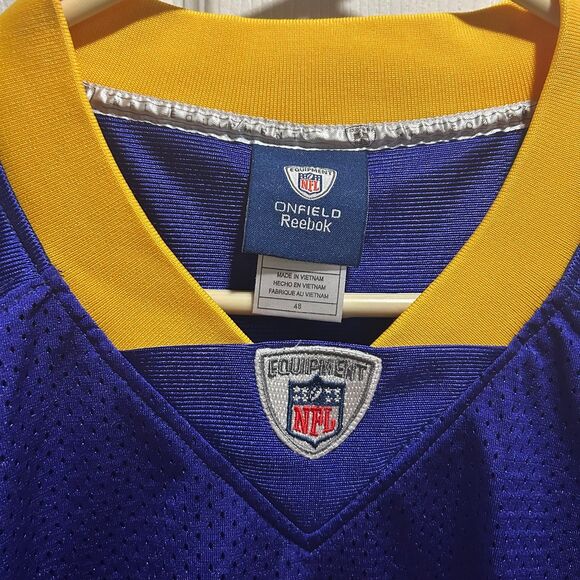 Reebok Brett Favre Minnesota Vikings Jersey NFL Size 48 - Picture 2 of 4